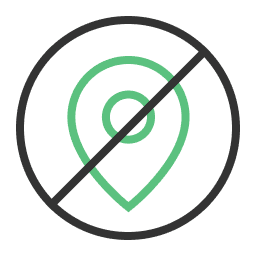 No tracking of your activity