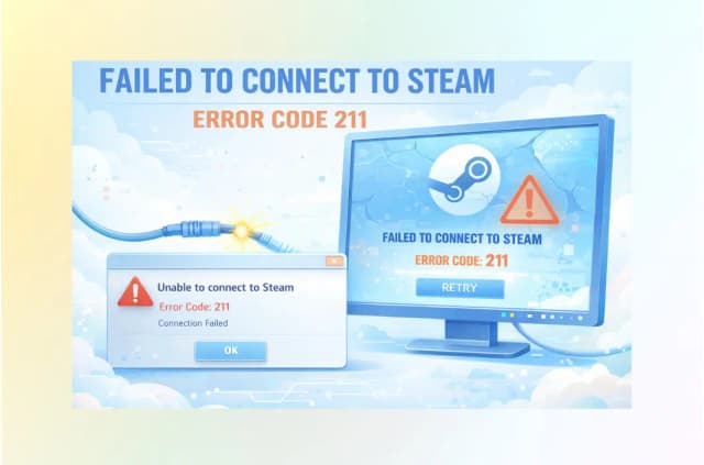 How to Fix “Failed to Connect to Steam” Error Code 211: 2026 Troubleshooting Guide