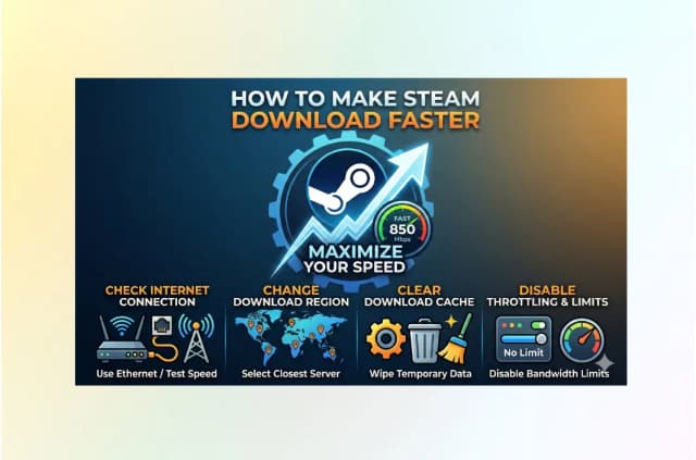 How to Make Steam Download Faster