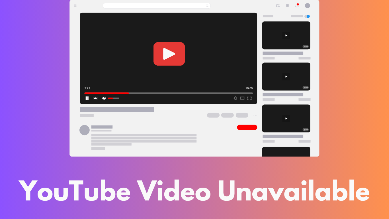 YouTube Video Unavailable? 14 Easy Ways to Access it Again