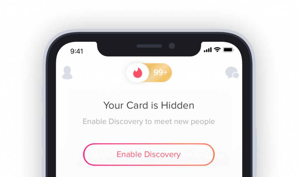 Disable Discovery in Tinder