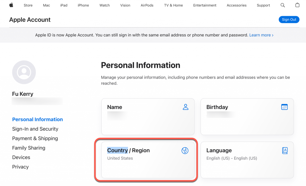 Change Your Apple Store Location Online