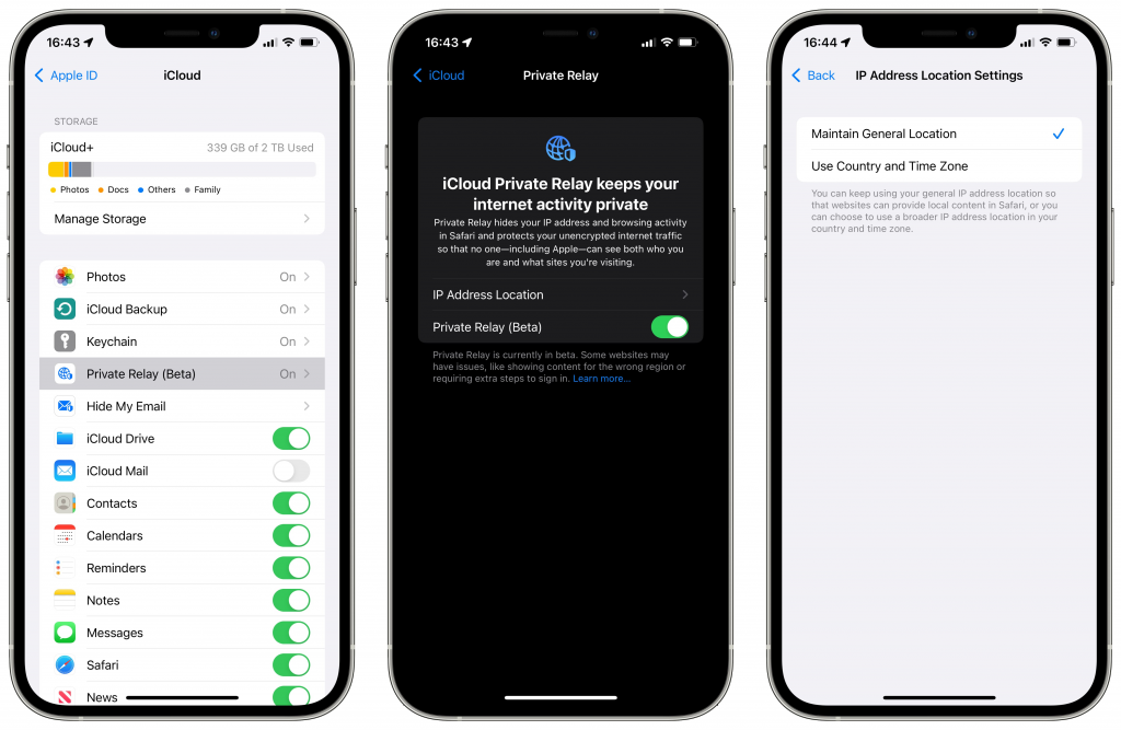 iCloud Private Relay in iOS 18