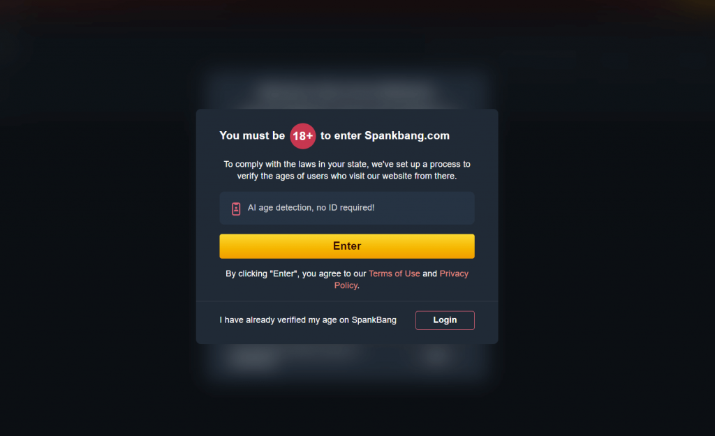 SpankBang Age Verification