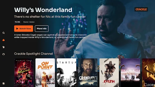 Crackle for free streaming