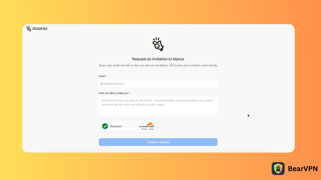 How to Get a Manus AI Invitation Code Step Two